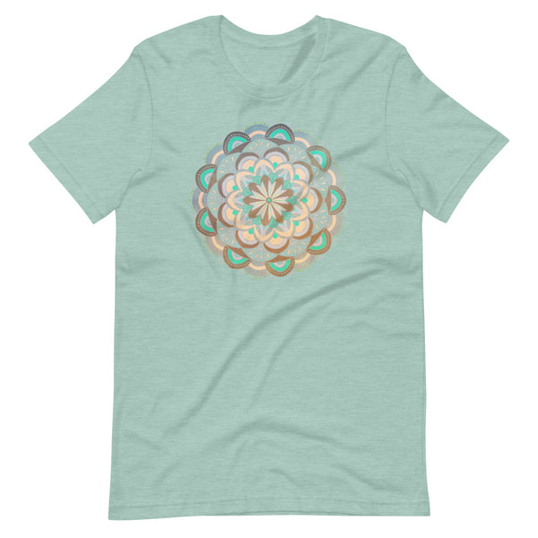 Oxcart Wheel Mandala - UNISEX Bella + Canvas Short Sleeve T-Shirt