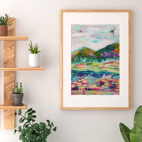 Rainbow Meadow - Large Print