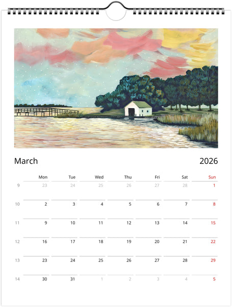 2026 Wall Calendar - Choose Between 2 Sizes - FREE SHIPPING! Arrives in 8-10 Business Days