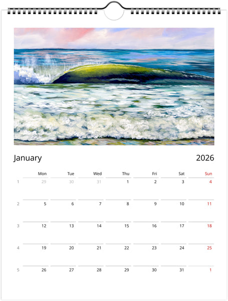 2026 Wall Calendar - Choose Between 2 Sizes - FREE SHIPPING! Arrives in 8-10 Business Days
