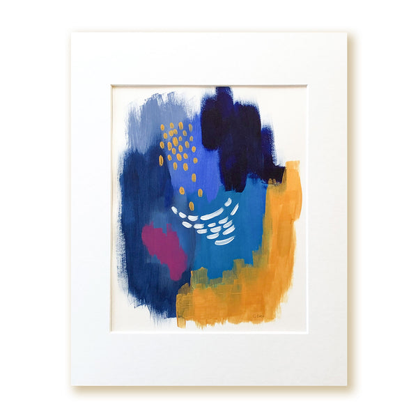 Abstract VIII - Sold Unframed, Matted to Fit an 11" × 14" Frame