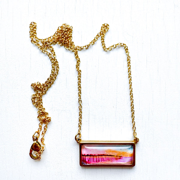 Avalon Blues - Bar Necklace