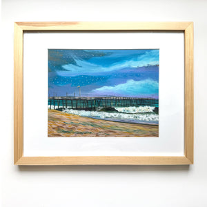 Avalon Pier II - Framed Original Painting