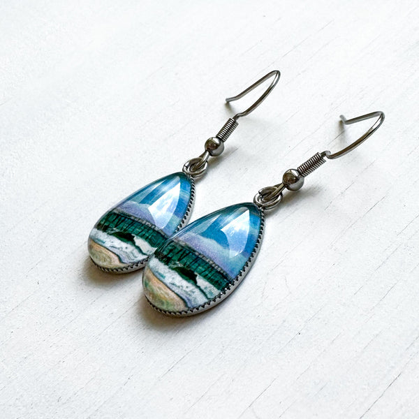 Avalon Pier II - Stainless Steel Earrings