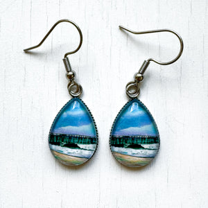 Avalon Pier II - Stainless Steel Earrings