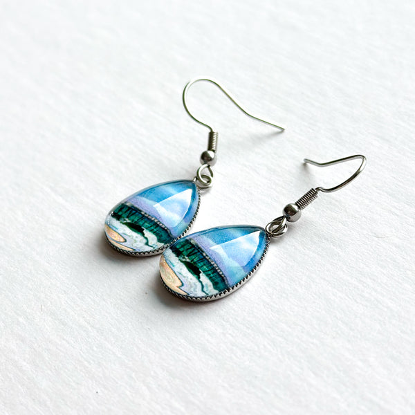 Avalon Pier II - Stainless Steel Earrings
