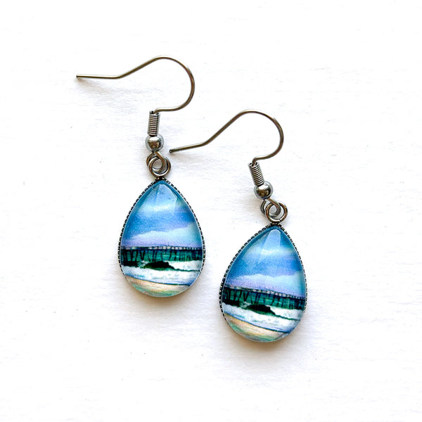 Avalon Pier II - Stainless Steel Earrings