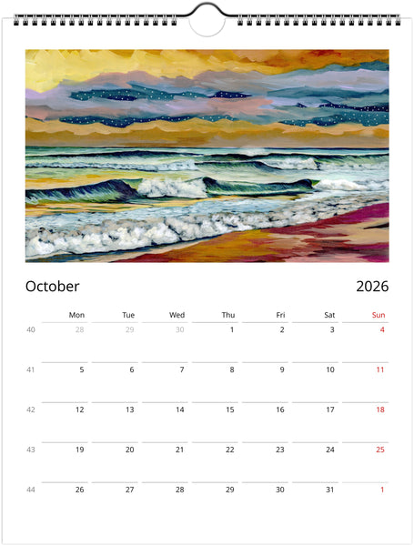 2026 Wall Calendar - Choose Between 2 Sizes - FREE SHIPPING! Arrives in 8-10 Business Days