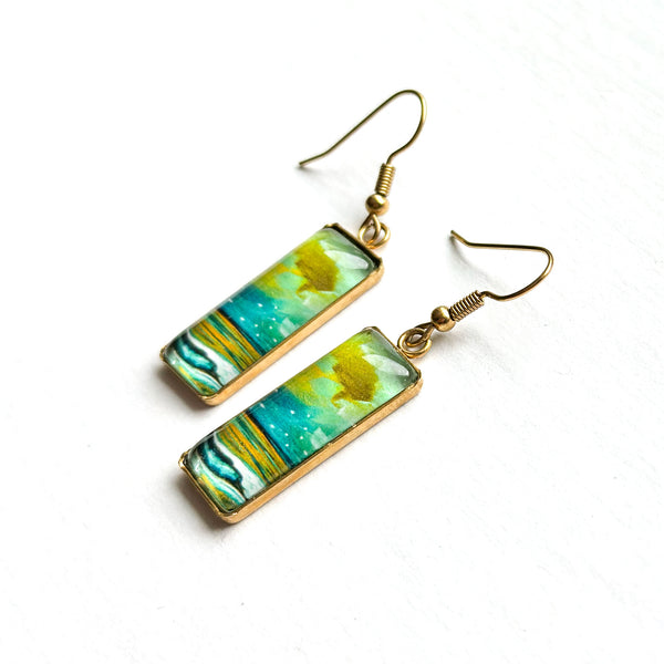 Before the Storm Bar Earrings