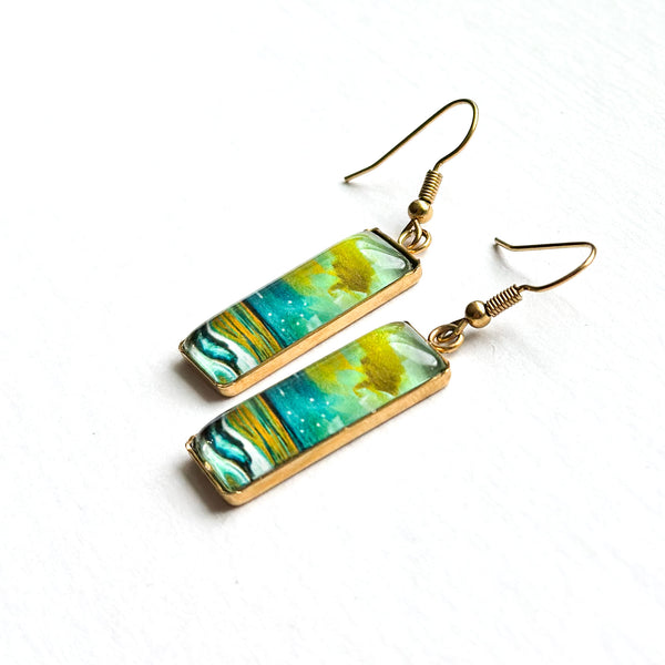 Before the Storm Bar Earrings