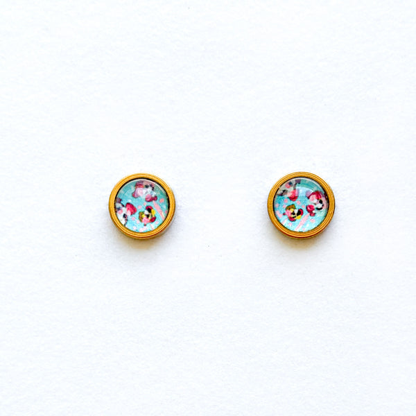 Christmas Garden - Stainless Steel Stud Earrings