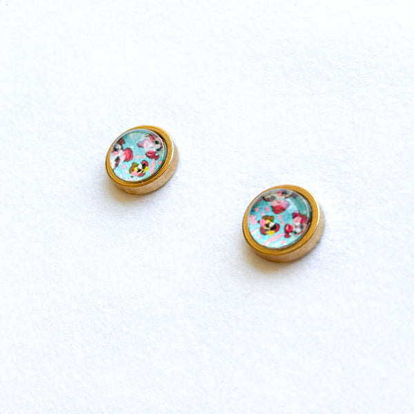 Christmas Garden - Stainless Steel Stud Earrings