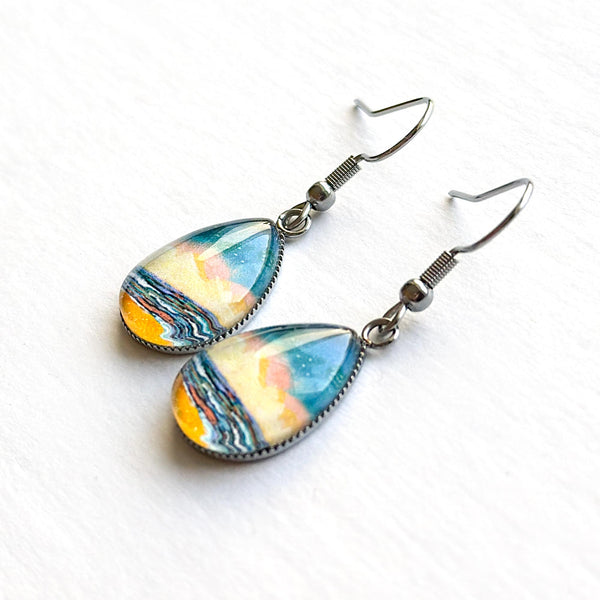End of Summer - Stainless Steel Earrings