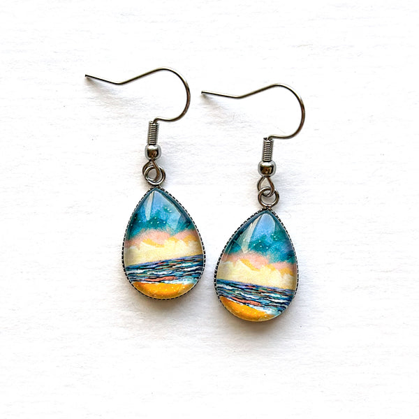 End of Summer - Stainless Steel Earrings