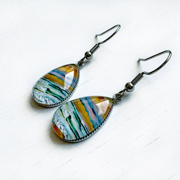 Fall Colors - Stainless Steel Earrings