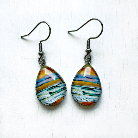 Fall Colors - Stainless Steel Earrings