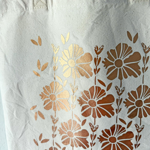 Flower Vines - Organic Cotton Tote Bag