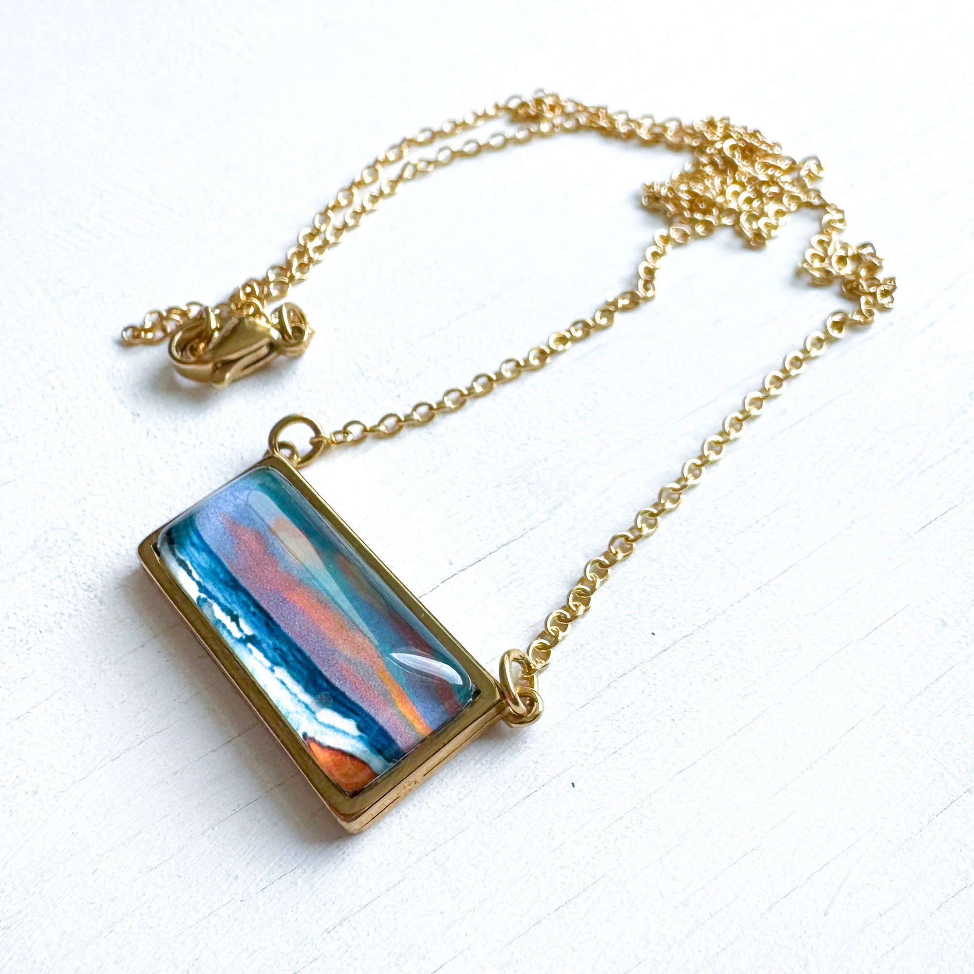In Living Color - Bar Necklace