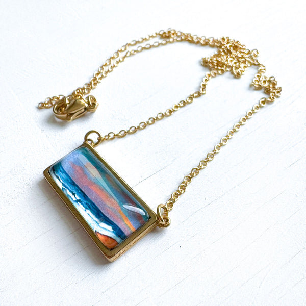 In Living Color - Bar Necklace