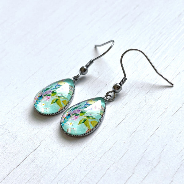 Joy Flowers - Stainless Steel Earrings