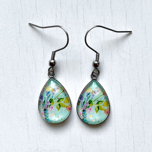 Joy Flowers - Stainless Steel Earrings