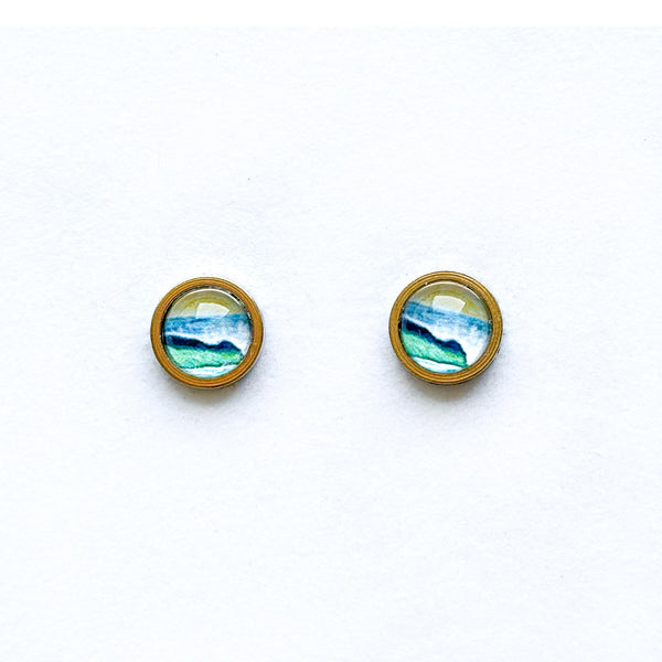La Ola 1.1 - Stainless Steel Stud Earrings
