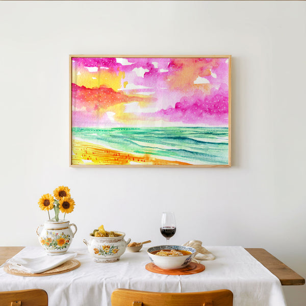 Lively Seascape I - Large Print