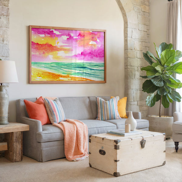 Lively Seascape I - Large Print