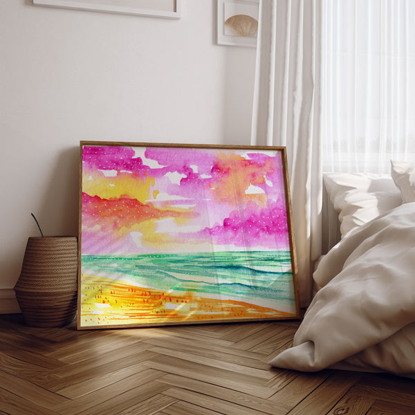 Lively Seascape I - Large Print
