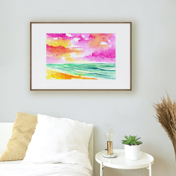Lively Seascape I - Large Print
