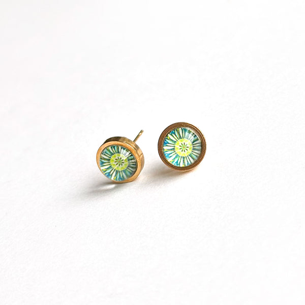 Mandala - Stainless Steel Stud Earrings
