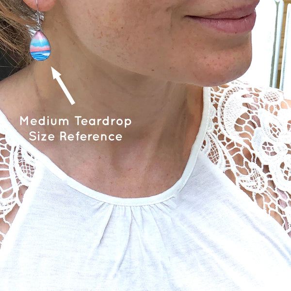 Costa Rican View - Stainless Steel Earrings