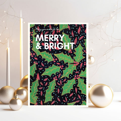 Merry and Bright - 5x7 Notecard