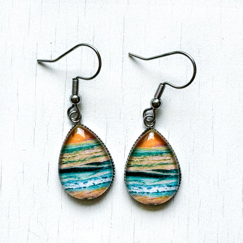 Morning Colors - Stainless Steel Earrings