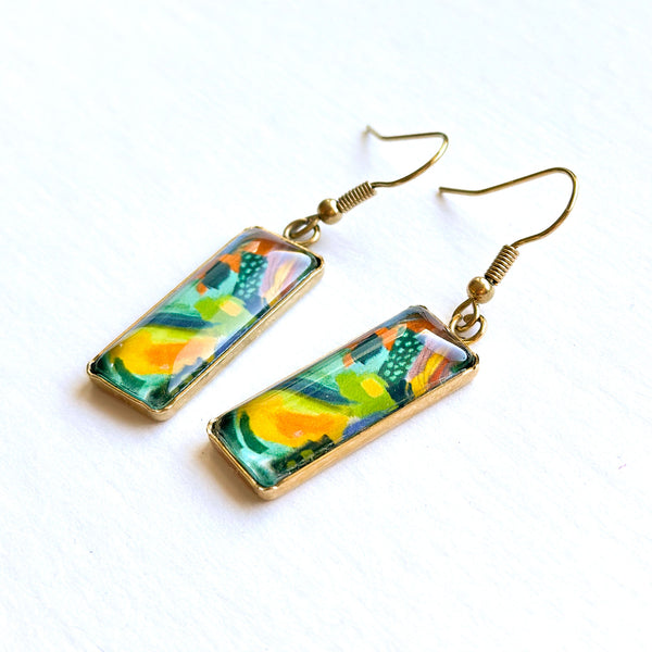 Nature's Parade III Bar Earrings
