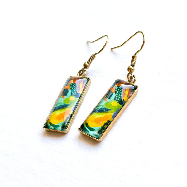 Nature's Parade III Bar Earrings