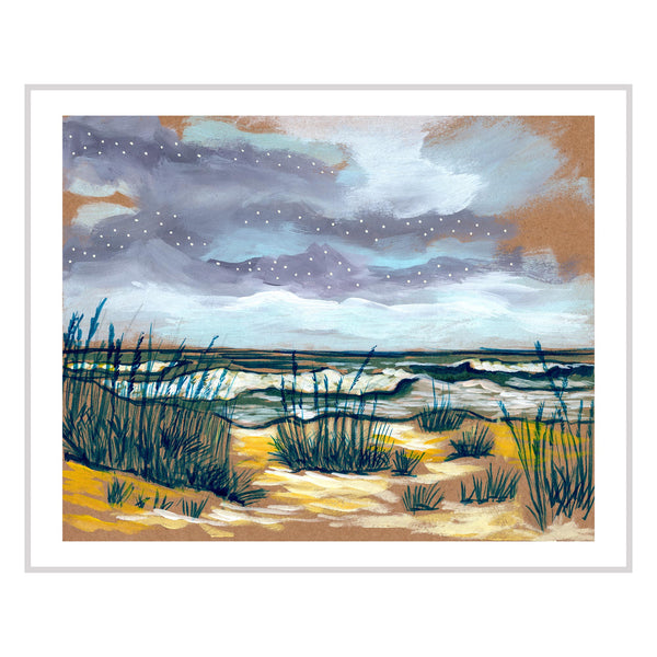 Outer Banks Seascape Sketch I