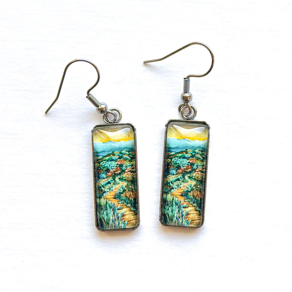Over the Rainbow Bar Earrings