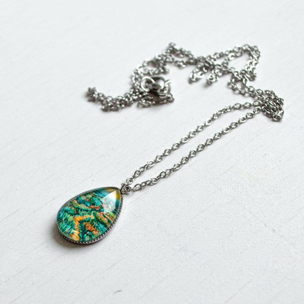 Over the Rainbow - Stainless Steel Teardrop Necklace or Set