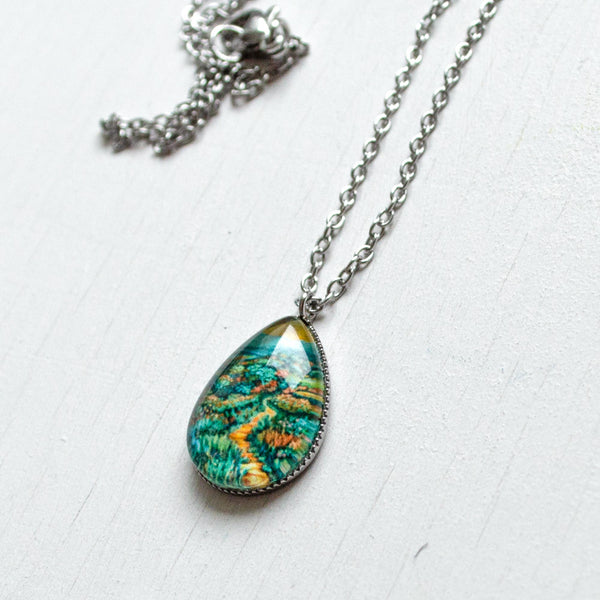 Over the Rainbow - Stainless Steel Teardrop Necklace or Set