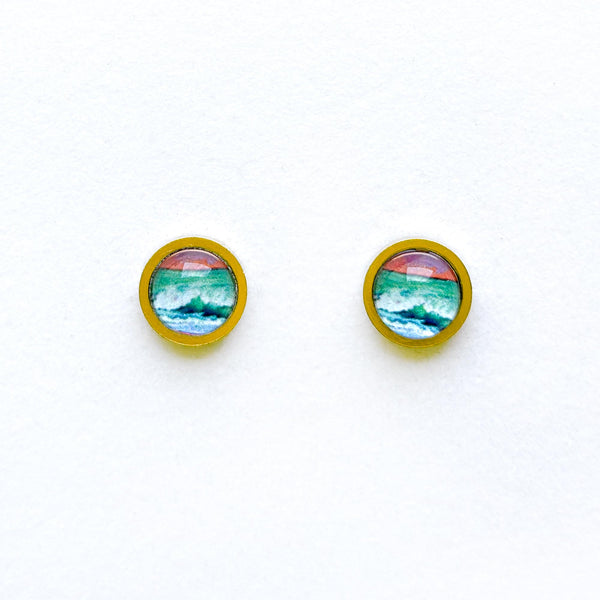 Pink Sky and Pier - Stainless Steel Stud Earrings