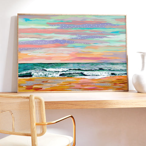 Rainbow Seascape IV - Large Print