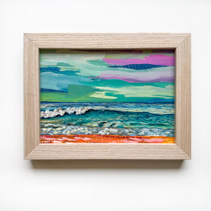 Rainbow Sky III - Framed Original Painting