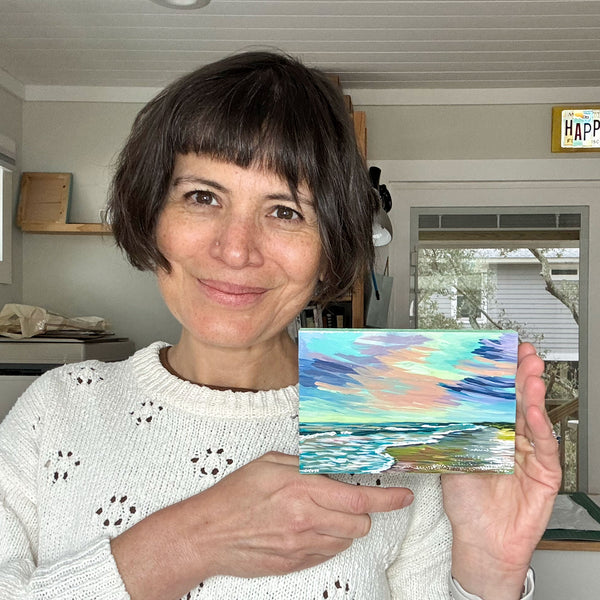Rainbow Sunrise - Original Painting