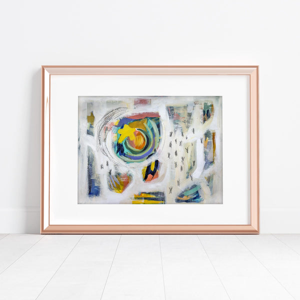 Snowy Rainbow - Large Print