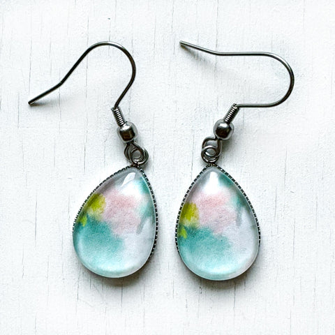 Soft Abstract - Stainless Steel Earrings