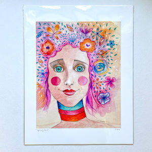 Spring Girl - $5 Sale Print