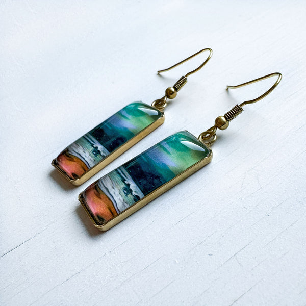 Storm Sky IV Bar Earrings