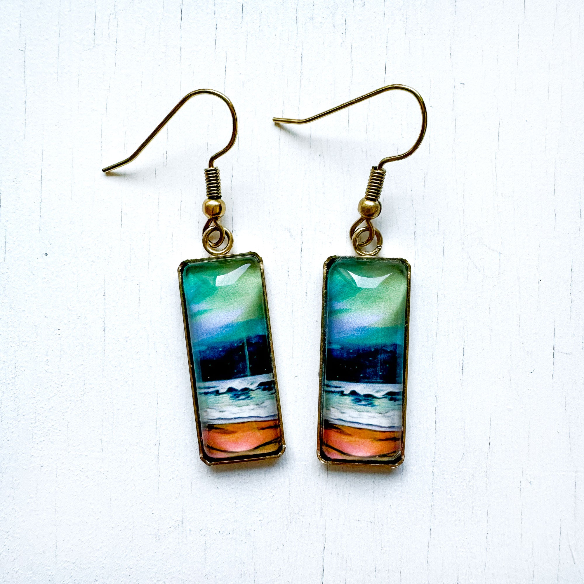 Storm Sky IV Bar Earrings