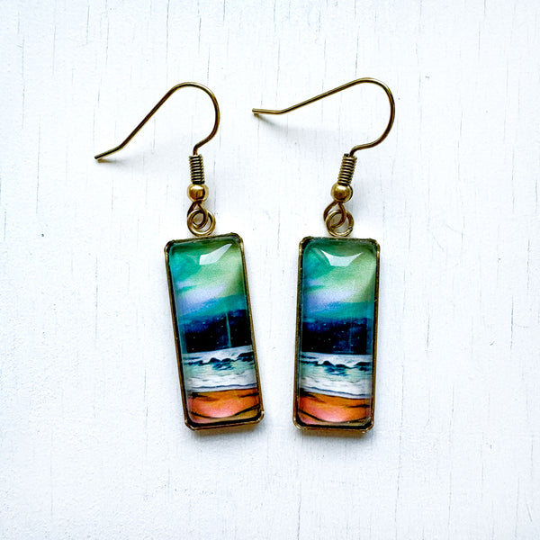 Storm Sky IV Bar Earrings